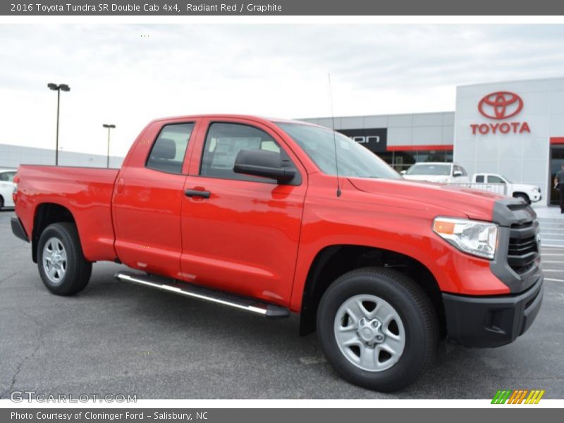 Radiant Red / Graphite 2016 Toyota Tundra SR Double Cab 4x4