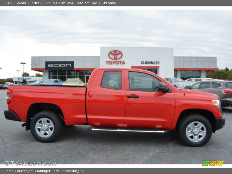 Radiant Red / Graphite 2016 Toyota Tundra SR Double Cab 4x4