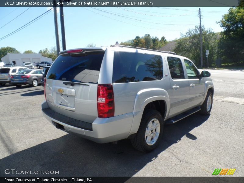 Silver Ice Metallic / Light Titanium/Dark Titanium 2013 Chevrolet Suburban LT 4x4