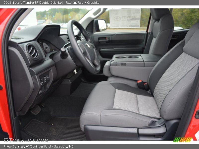  2016 Tundra SR Double Cab 4x4 Graphite Interior