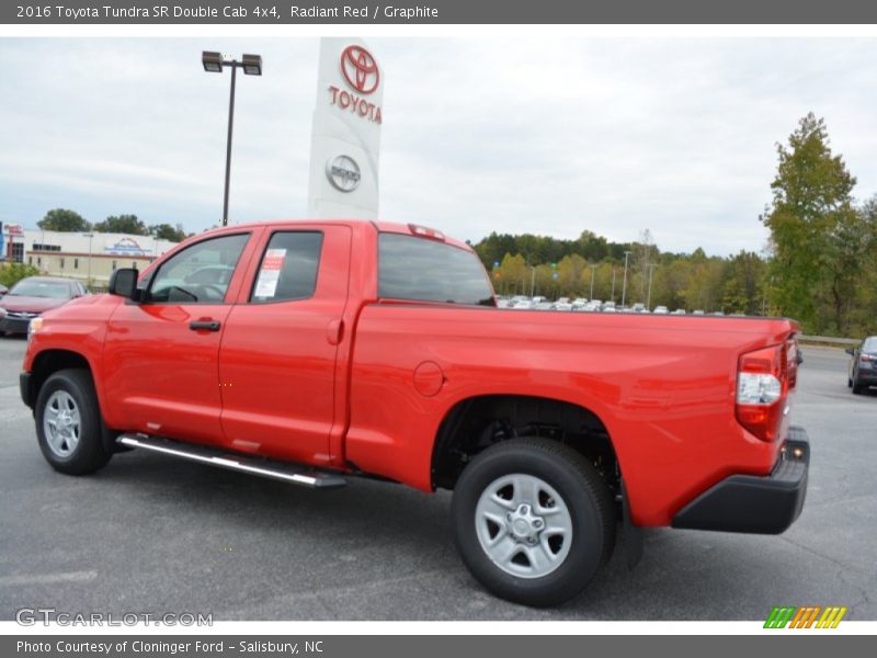 Radiant Red / Graphite 2016 Toyota Tundra SR Double Cab 4x4