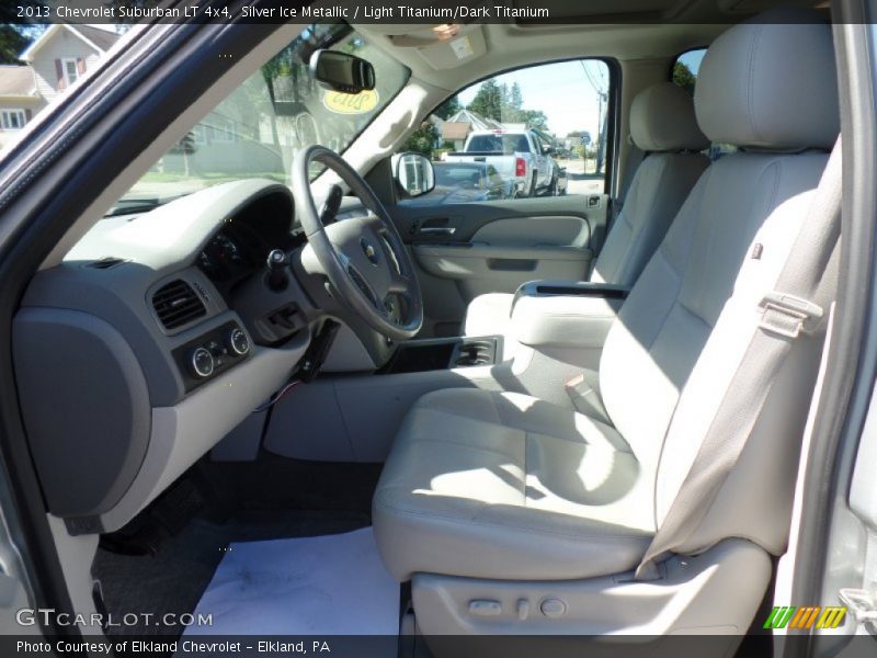 Silver Ice Metallic / Light Titanium/Dark Titanium 2013 Chevrolet Suburban LT 4x4