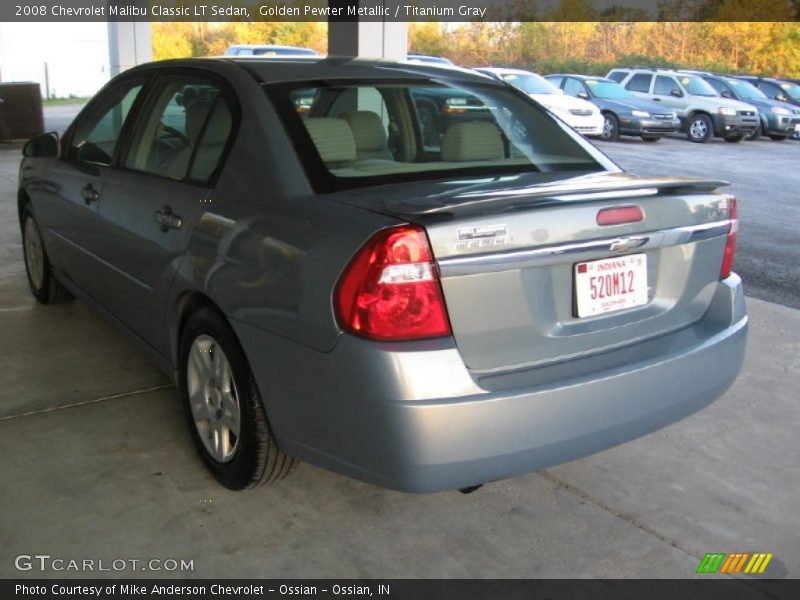 Golden Pewter Metallic / Titanium Gray 2008 Chevrolet Malibu Classic LT Sedan