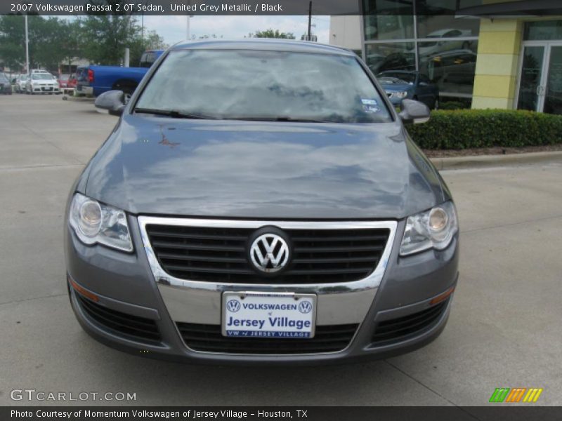 United Grey Metallic / Black 2007 Volkswagen Passat 2.0T Sedan