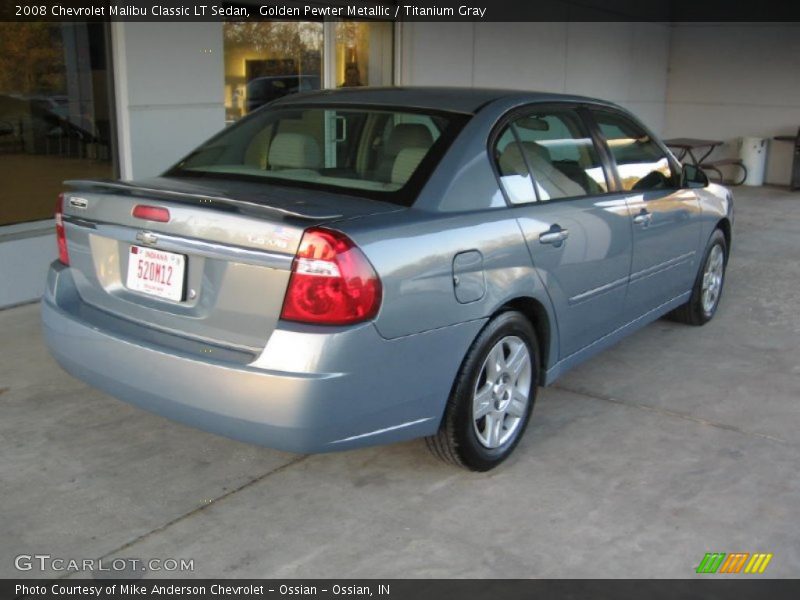 Golden Pewter Metallic / Titanium Gray 2008 Chevrolet Malibu Classic LT Sedan