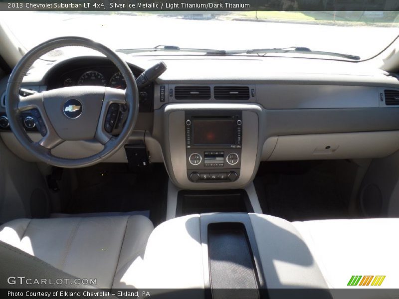 Silver Ice Metallic / Light Titanium/Dark Titanium 2013 Chevrolet Suburban LT 4x4