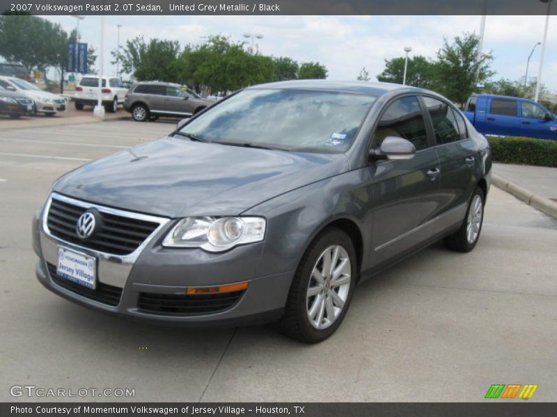 United Grey Metallic / Black 2007 Volkswagen Passat 2.0T Sedan