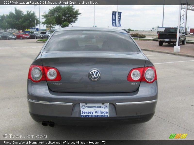 United Grey Metallic / Black 2007 Volkswagen Passat 2.0T Sedan