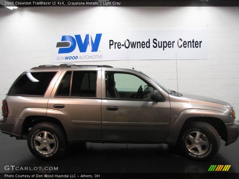 Graystone Metallic / Light Gray 2006 Chevrolet TrailBlazer LS 4x4