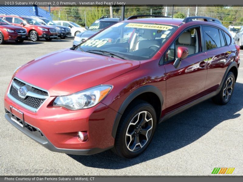 Venetian Red Pearl / Ivory 2013 Subaru XV Crosstrek 2.0 Premium