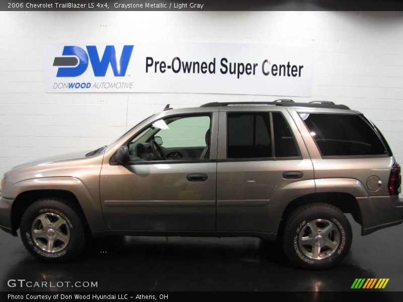 Graystone Metallic / Light Gray 2006 Chevrolet TrailBlazer LS 4x4