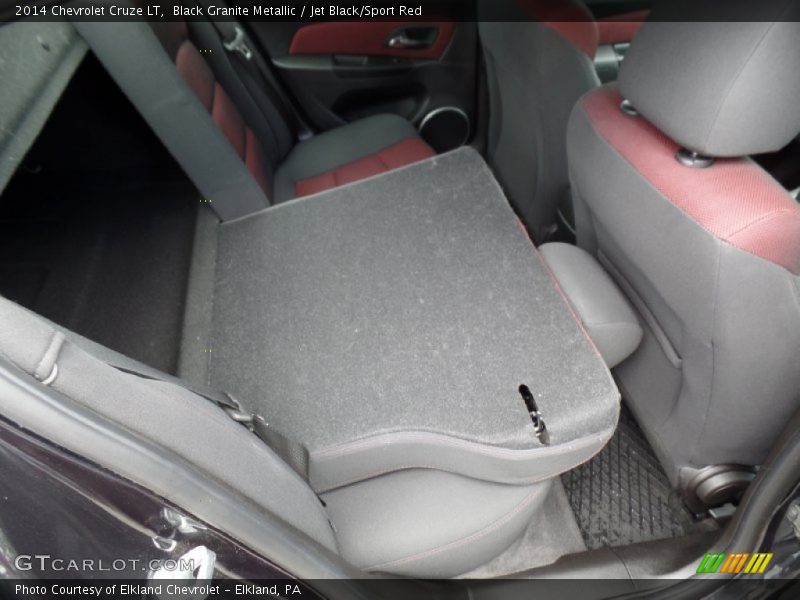 Black Granite Metallic / Jet Black/Sport Red 2014 Chevrolet Cruze LT