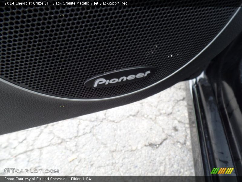 Black Granite Metallic / Jet Black/Sport Red 2014 Chevrolet Cruze LT