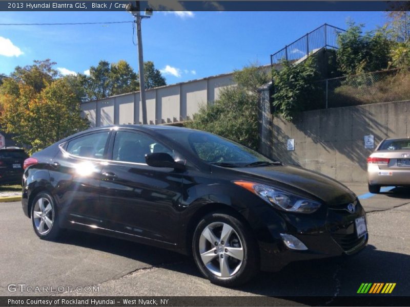 Black / Gray 2013 Hyundai Elantra GLS