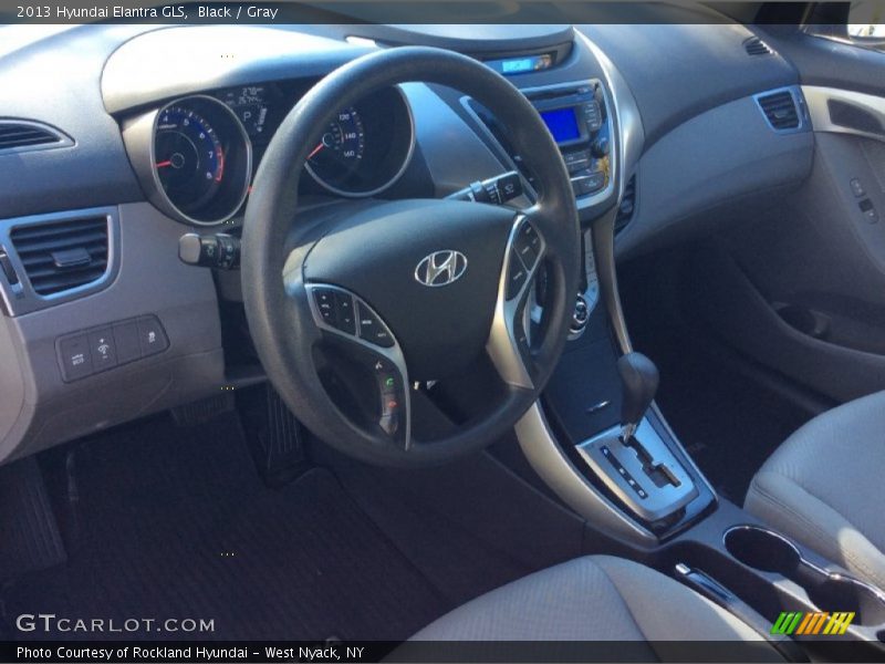Black / Gray 2013 Hyundai Elantra GLS