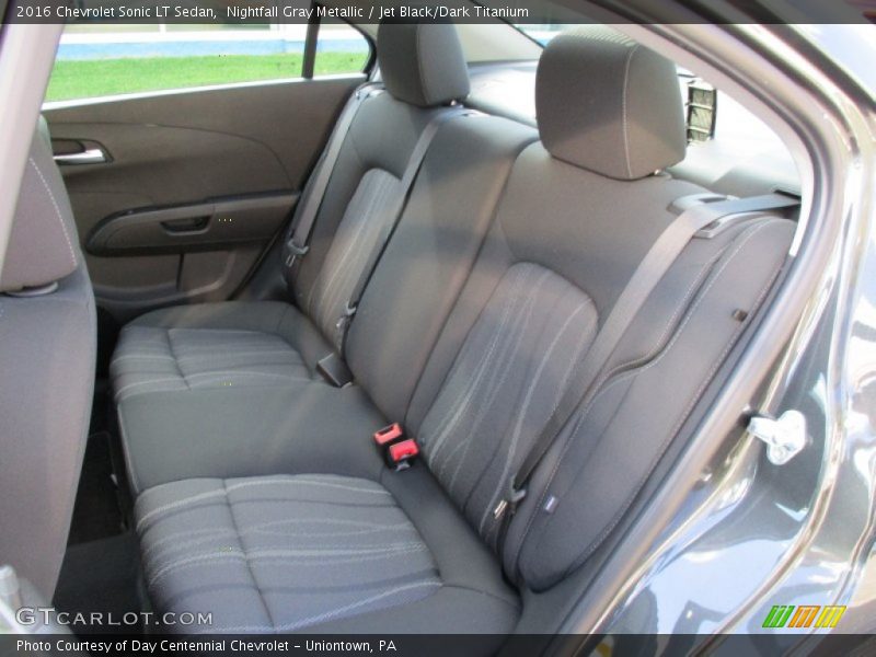 Nightfall Gray Metallic / Jet Black/Dark Titanium 2016 Chevrolet Sonic LT Sedan