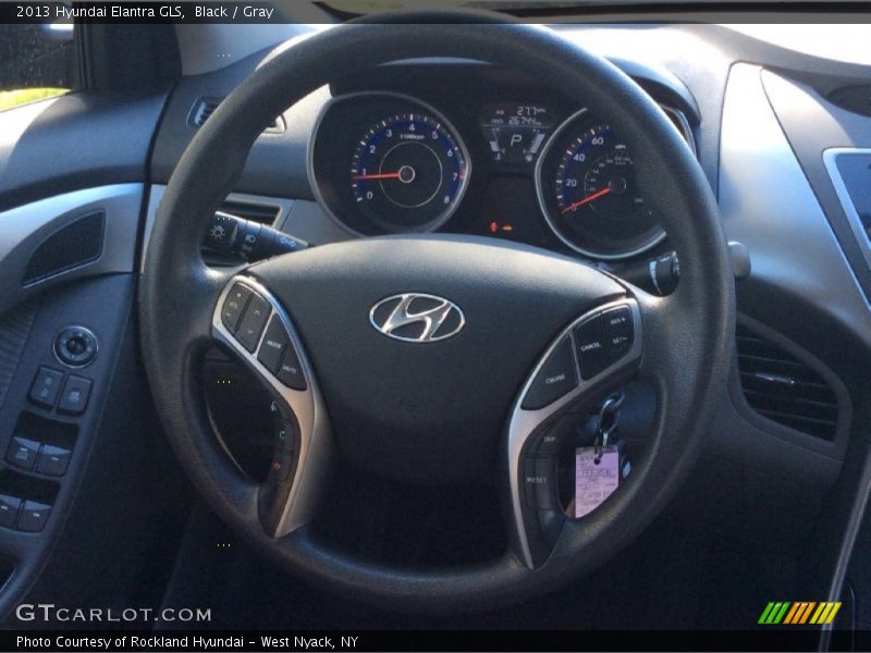 Black / Gray 2013 Hyundai Elantra GLS