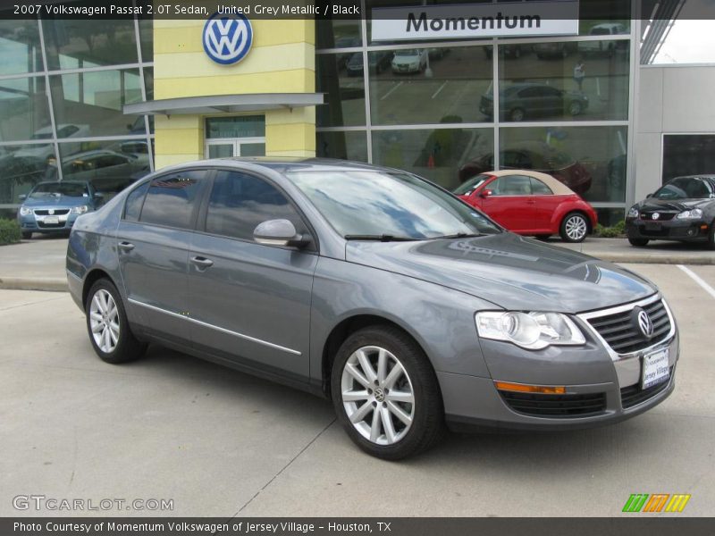 United Grey Metallic / Black 2007 Volkswagen Passat 2.0T Sedan