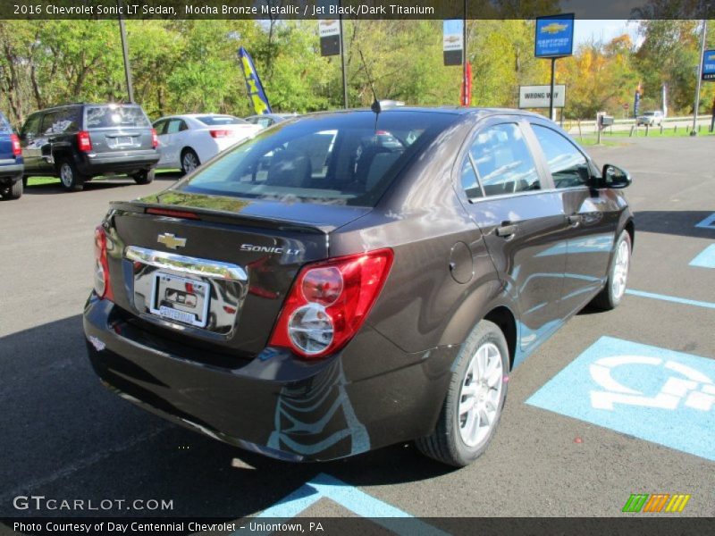 Mocha Bronze Metallic / Jet Black/Dark Titanium 2016 Chevrolet Sonic LT Sedan