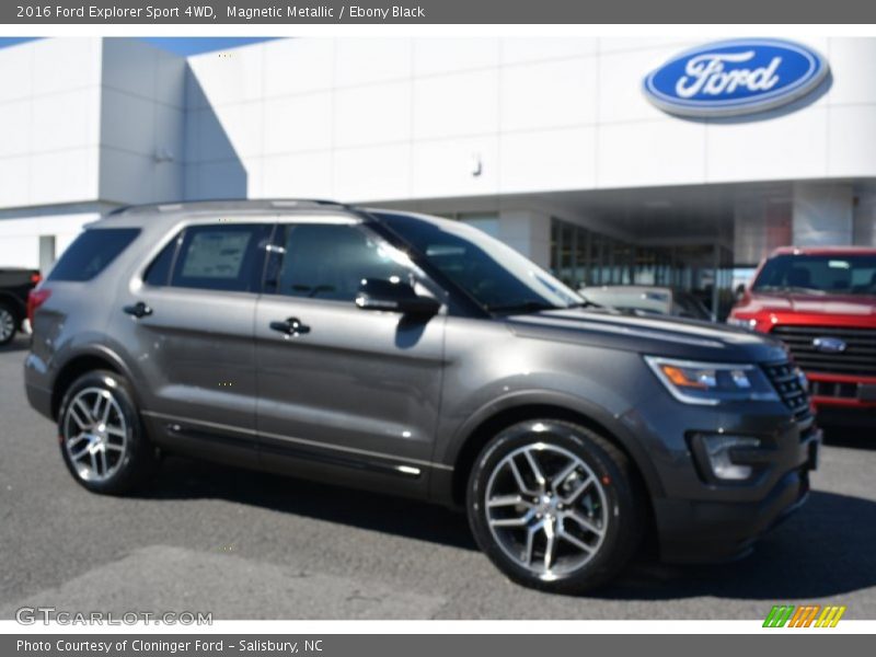 Magnetic Metallic / Ebony Black 2016 Ford Explorer Sport 4WD