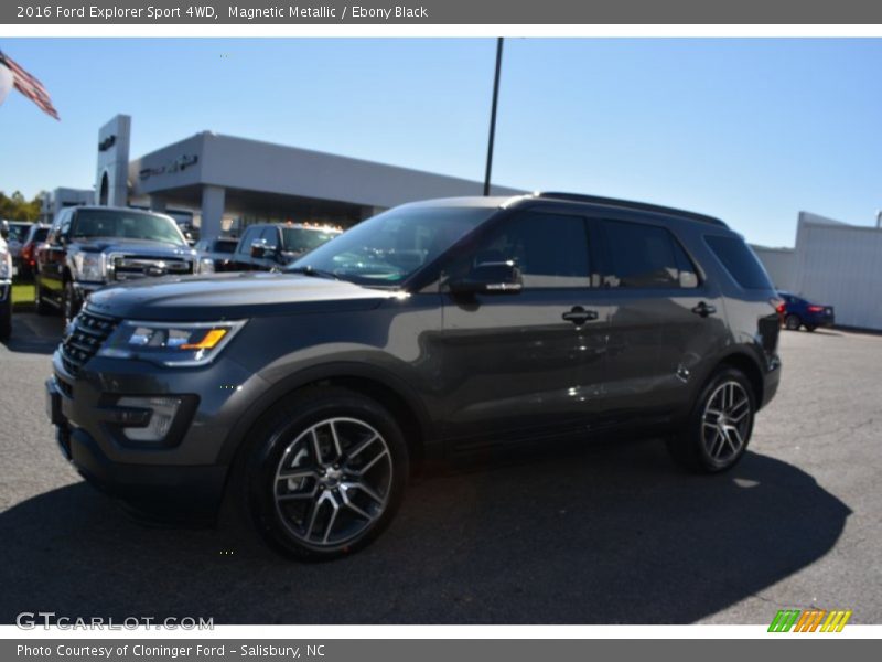 Magnetic Metallic / Ebony Black 2016 Ford Explorer Sport 4WD