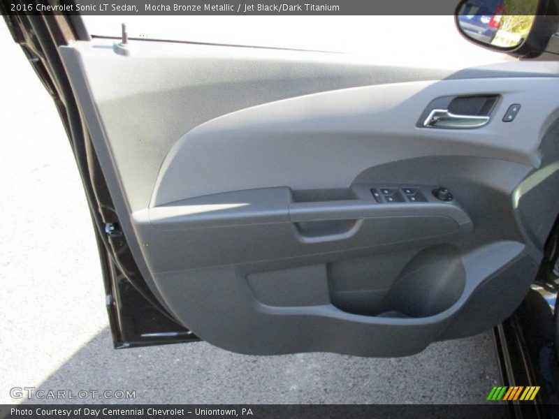 Mocha Bronze Metallic / Jet Black/Dark Titanium 2016 Chevrolet Sonic LT Sedan