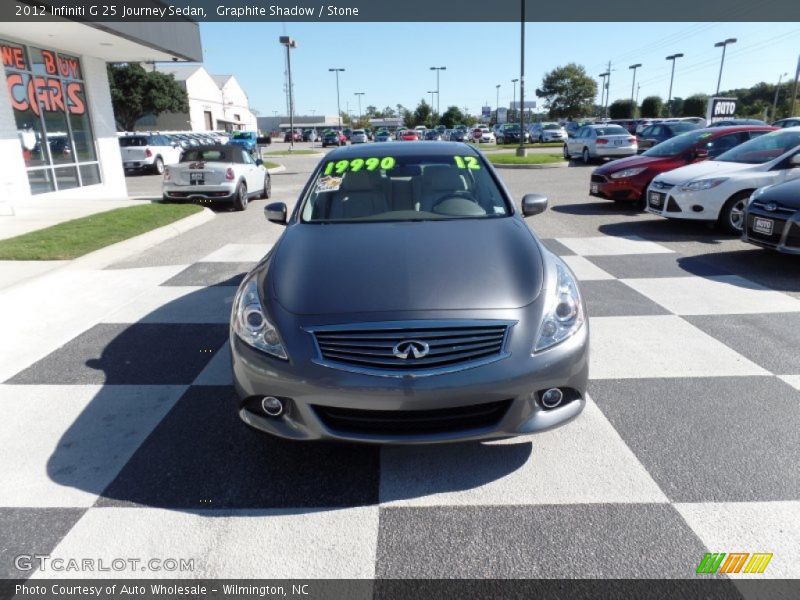 Graphite Shadow / Stone 2012 Infiniti G 25 Journey Sedan