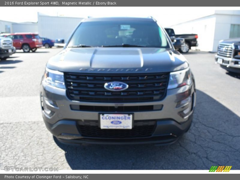 Magnetic Metallic / Ebony Black 2016 Ford Explorer Sport 4WD