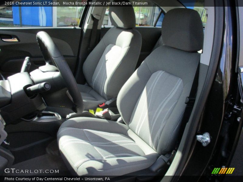  2016 Sonic LT Sedan Jet Black/Dark Titanium Interior