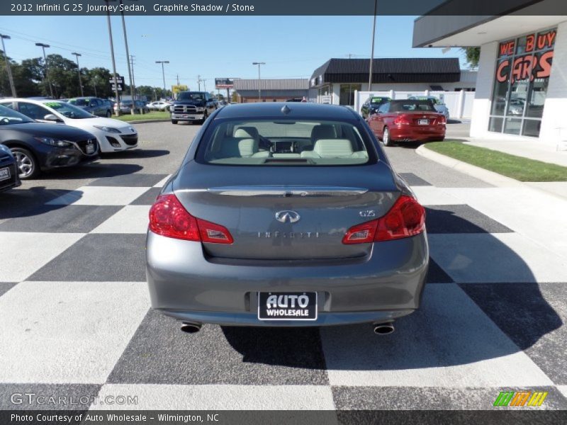 Graphite Shadow / Stone 2012 Infiniti G 25 Journey Sedan