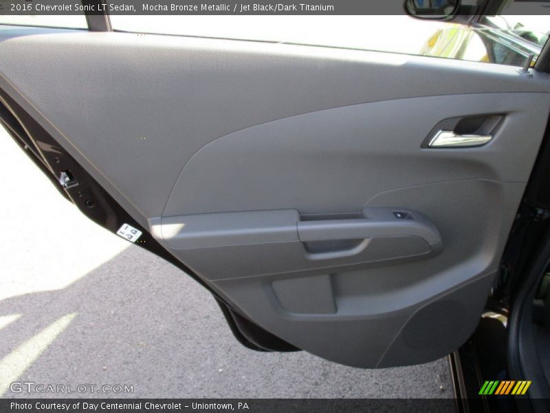Mocha Bronze Metallic / Jet Black/Dark Titanium 2016 Chevrolet Sonic LT Sedan