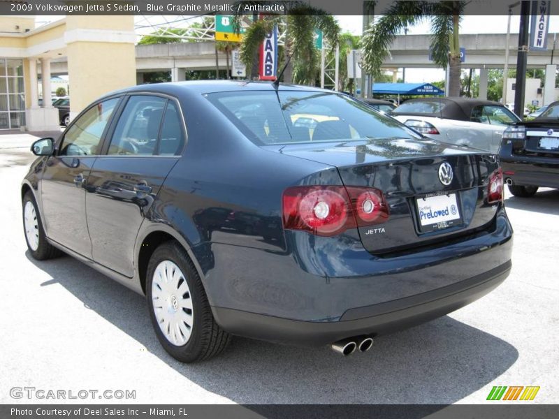 Blue Graphite Metallic / Anthracite 2009 Volkswagen Jetta S Sedan