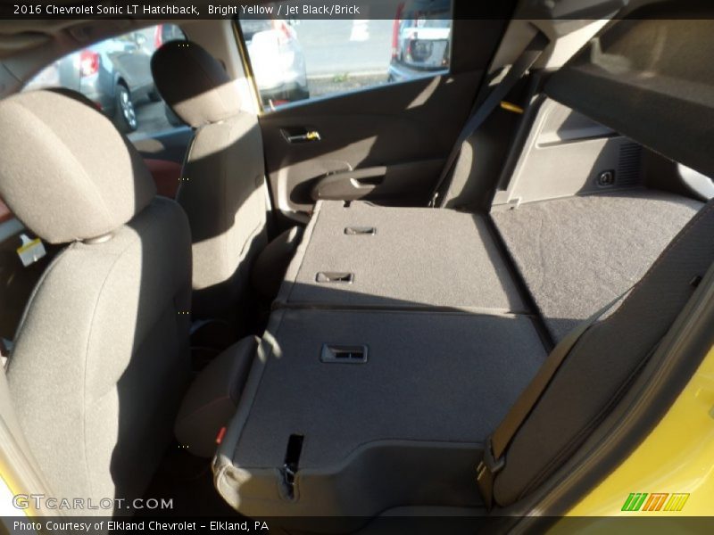 Bright Yellow / Jet Black/Brick 2016 Chevrolet Sonic LT Hatchback