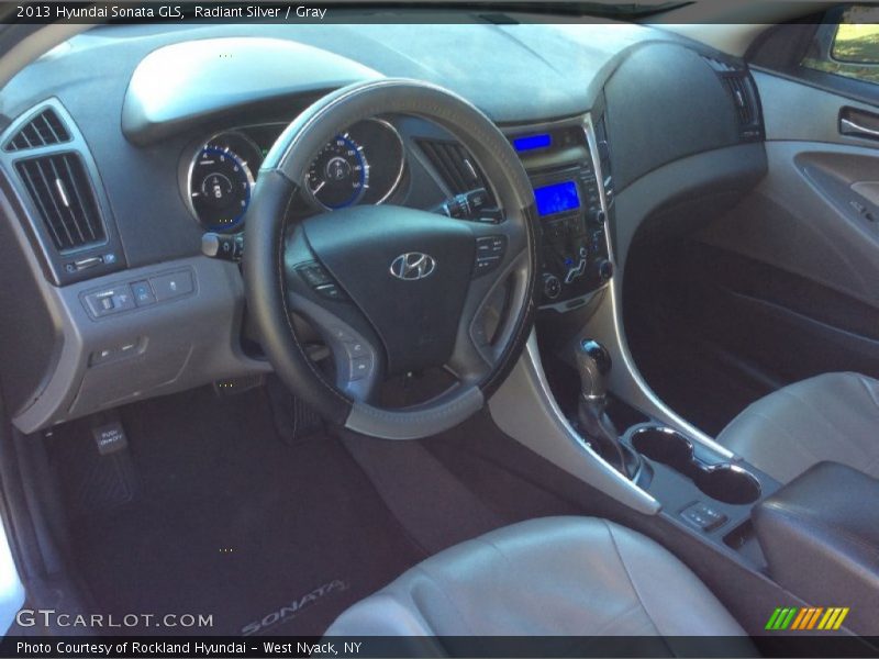 Radiant Silver / Gray 2013 Hyundai Sonata GLS