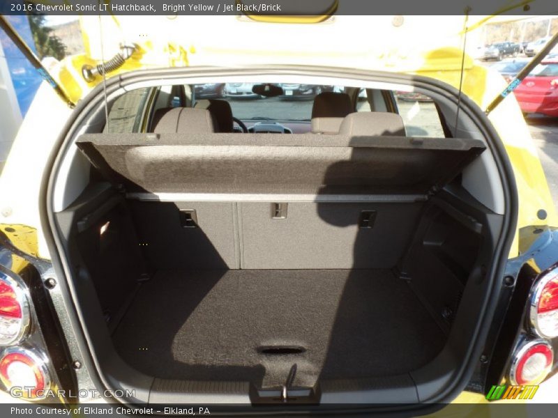 Bright Yellow / Jet Black/Brick 2016 Chevrolet Sonic LT Hatchback