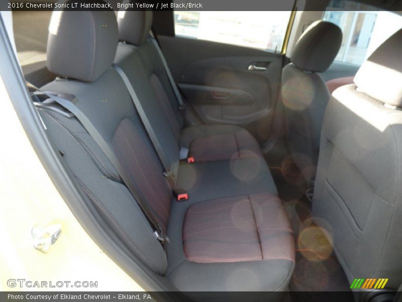 Bright Yellow / Jet Black/Brick 2016 Chevrolet Sonic LT Hatchback