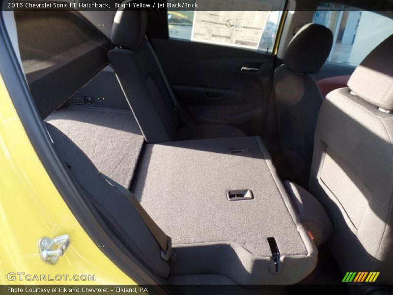 Bright Yellow / Jet Black/Brick 2016 Chevrolet Sonic LT Hatchback