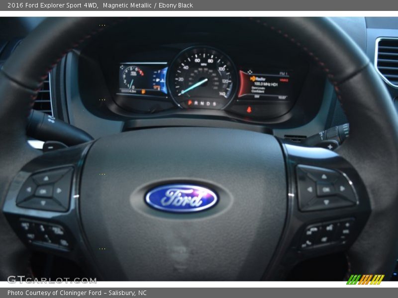 Magnetic Metallic / Ebony Black 2016 Ford Explorer Sport 4WD