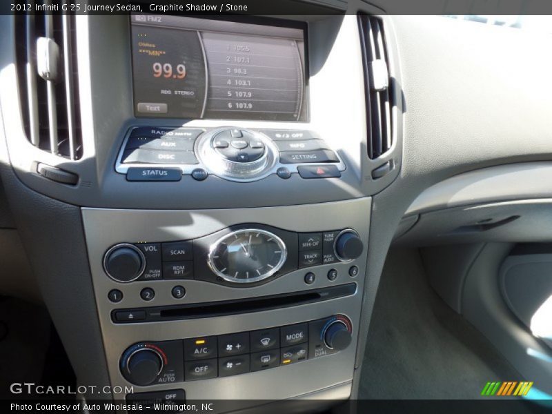 Graphite Shadow / Stone 2012 Infiniti G 25 Journey Sedan