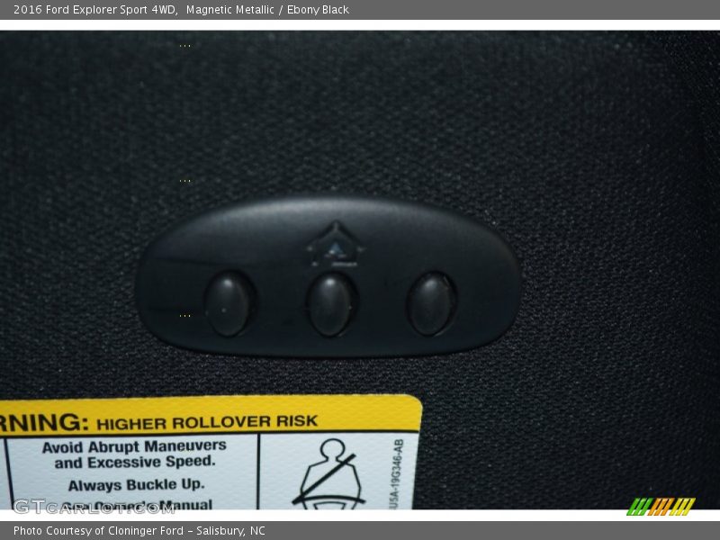 Magnetic Metallic / Ebony Black 2016 Ford Explorer Sport 4WD