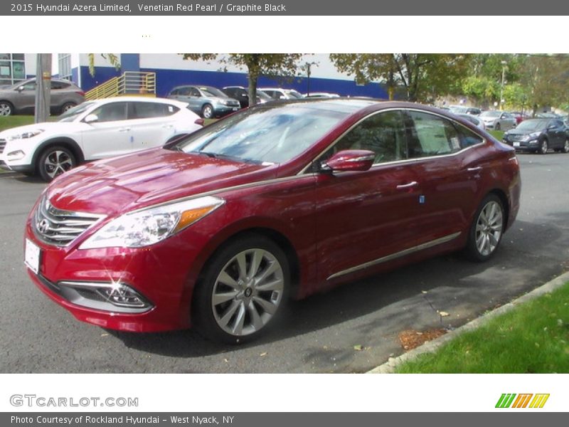 Venetian Red Pearl / Graphite Black 2015 Hyundai Azera Limited