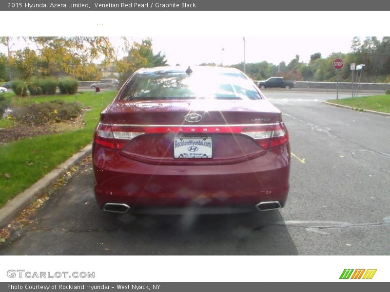 Venetian Red Pearl / Graphite Black 2015 Hyundai Azera Limited