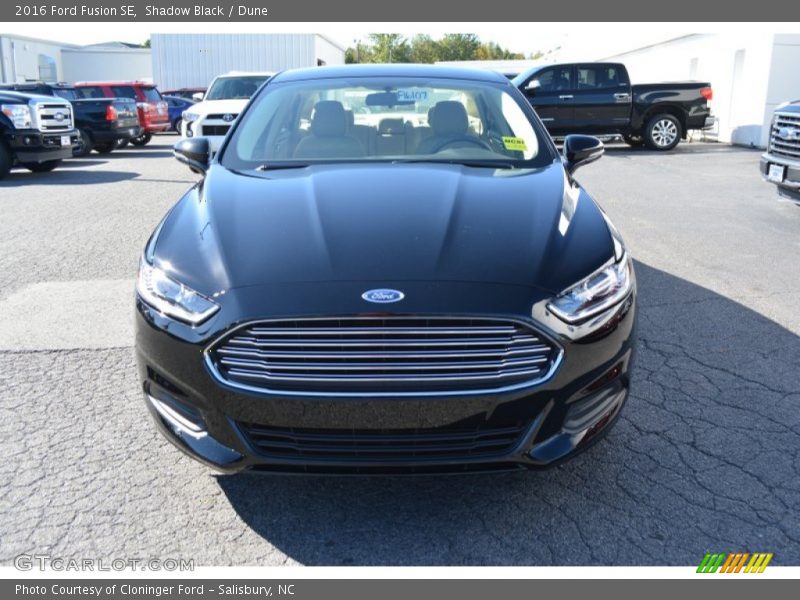 Shadow Black / Dune 2016 Ford Fusion SE