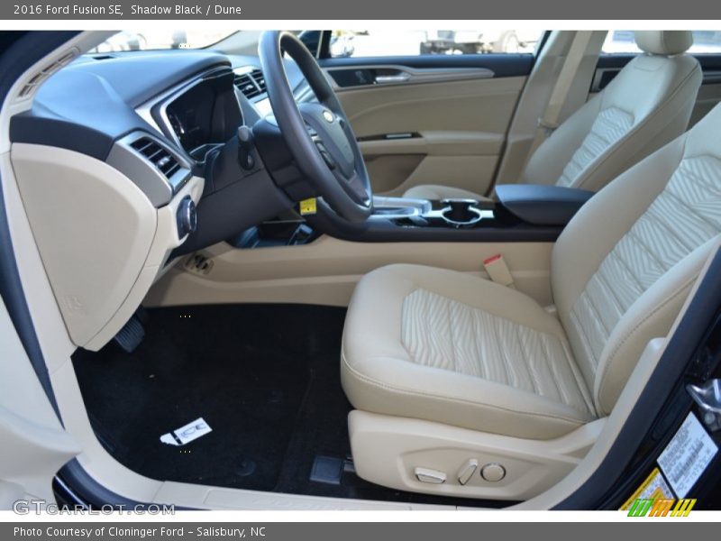 Shadow Black / Dune 2016 Ford Fusion SE
