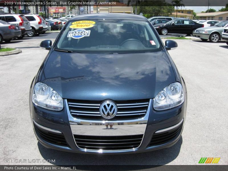 Blue Graphite Metallic / Anthracite 2009 Volkswagen Jetta S Sedan