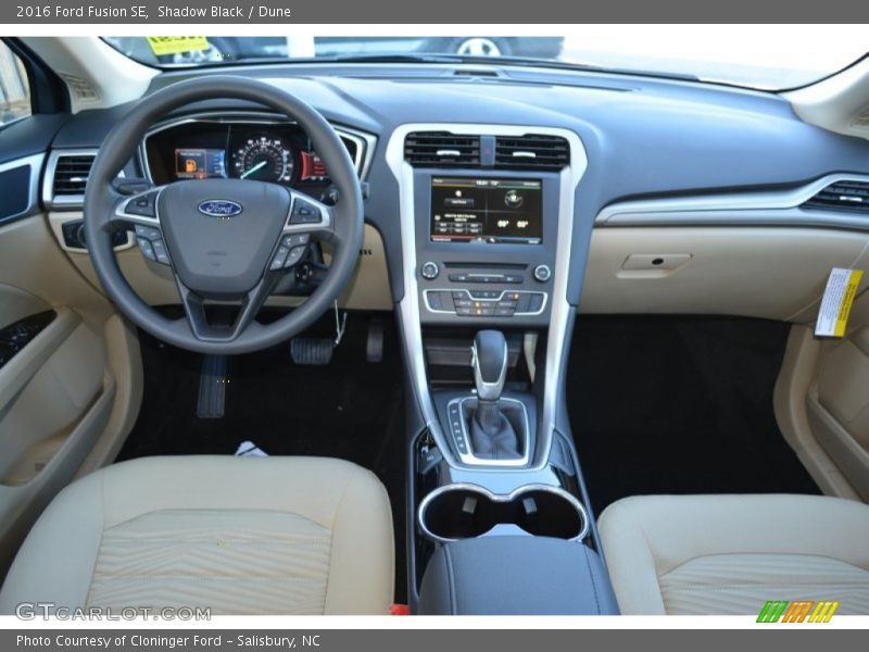 Dashboard of 2016 Fusion SE