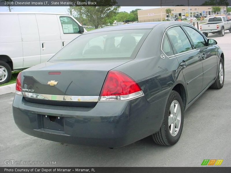 Slate Metallic / Ebony Black 2008 Chevrolet Impala LT