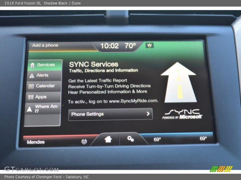 Shadow Black / Dune 2016 Ford Fusion SE