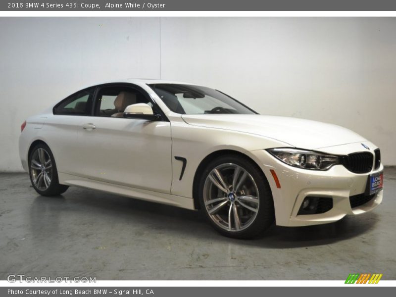 Alpine White / Oyster 2016 BMW 4 Series 435i Coupe