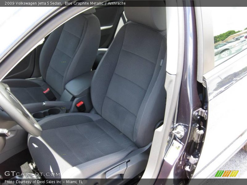 Blue Graphite Metallic / Anthracite 2009 Volkswagen Jetta S Sedan